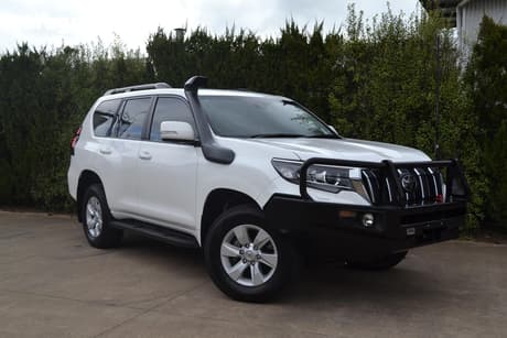 White 2022 Toyota Landcruiser Prado Wagon Gxl