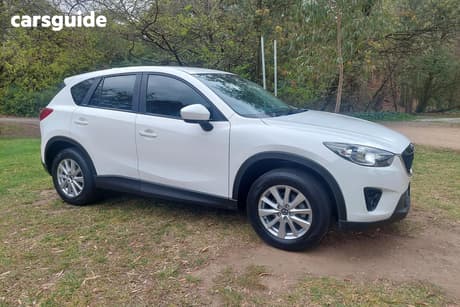 White 2013 Mazda CX-5 Wagon Maxx Sport (4X4)