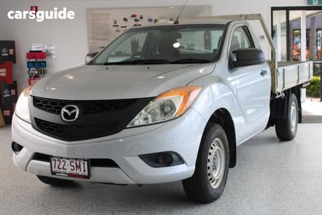Silver 2012 Mazda BT-50 Cab Chassis Xt (4X2)