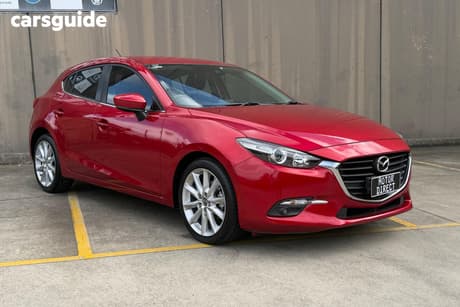 Red 2016 Mazda 3 Hatchback Sp25