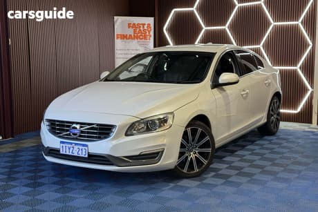 White 2013 Volvo S60 Sedan T4 Teknik