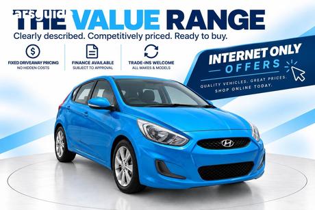 Blue 2017 Hyundai Accent Hatchback Sport
