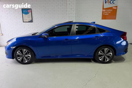 Blue 2017 Honda Civic Sedan Vti-Lx