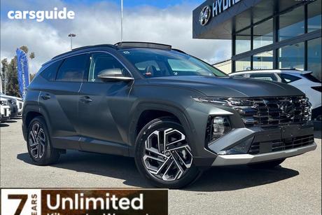 Green 2025 Hyundai Tucson Wagon Premium Hybrid (Awd)