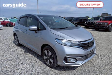 Silver 2019 Honda Fit Hatch HYBRID F HONDA SENSING