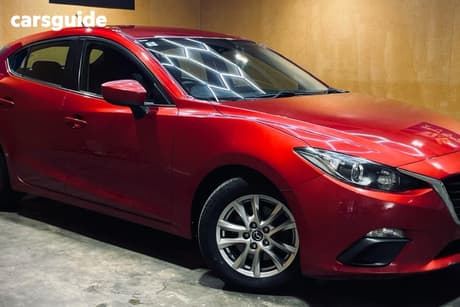 Red 2014 Mazda 3 Hatchback Touring