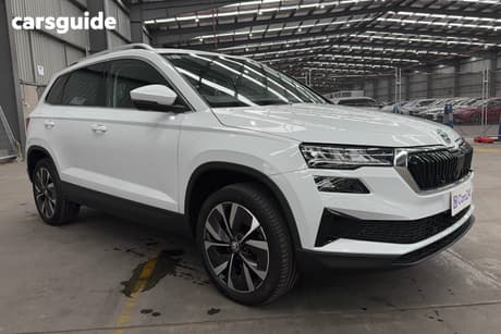 White 2022 Skoda Karoq Wagon Style 110Tsi