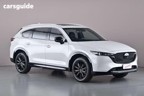 White 2023 Mazda CX-8 Wagon G25 Gt Sp (Fwd)