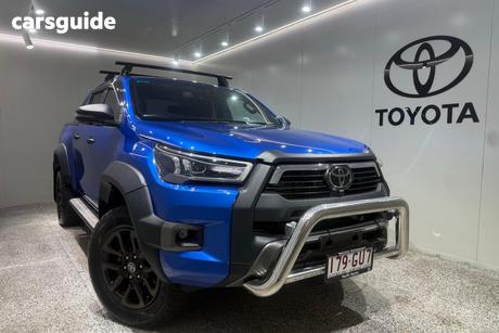 Blue 2022 Toyota Hilux Double Cab Pick Up Rogue (4X4)
