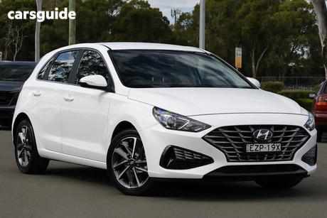 White 2023 Hyundai I30 Hatchback Active