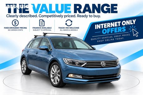 Blue 2015 Volkswagen Passat Wagon 132 Tsi Comfortline
