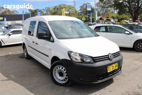White 2014 Volkswagen Caddy Van Maxi Crewvan Tdi250