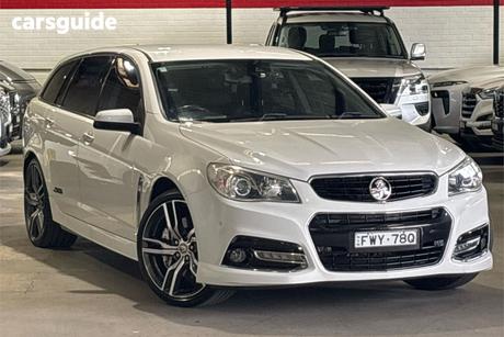 White 2014 Holden Commodore Sportswagon Ss-V Redline