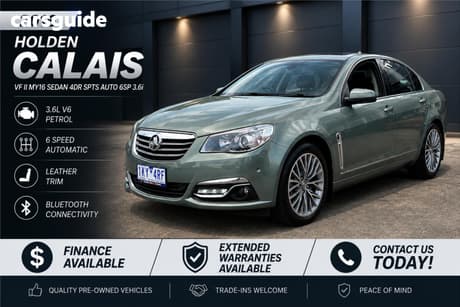 Silver 2016 Holden Calais Sedan
