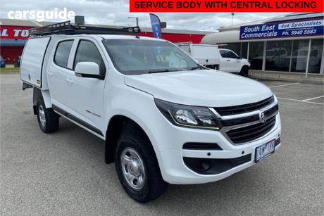 White 2020 Holden Colorado Crew Cab Chassis Ls (4X4)
