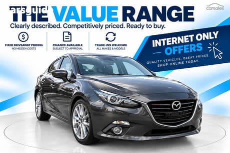 Silver 2014 Mazda 3 Sedan Sp25 Gt
