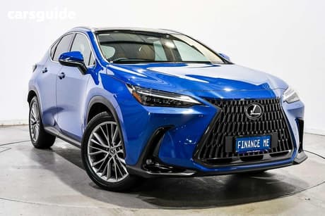 Blue 2024 Lexus NX350H Wagon Sports Luxury Hybrid Awd