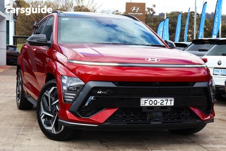 Red 2025 Hyundai Kona Wagon Premium N Line