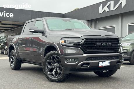 Grey 2022 RAM 1500 Crew Cab Utility Limited Rambox (Hybrid)