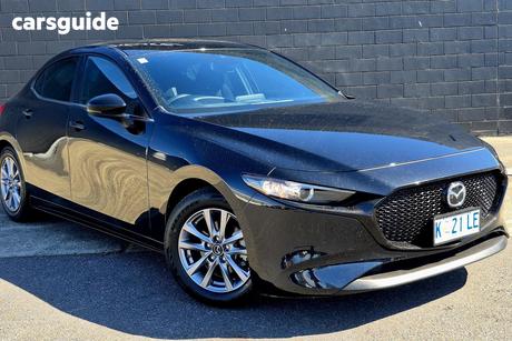 Black 2020 Mazda 3 Hatchback G20 Pure