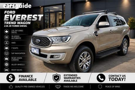 Silver 2021 Ford Everest Wagon Trend (4Wd)