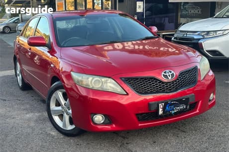 Red 2010 Toyota Camry Sedan Touring Se