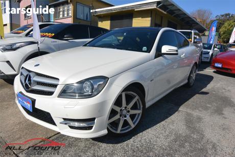 White 2011 Mercedes-Benz C350 Coupe BE
