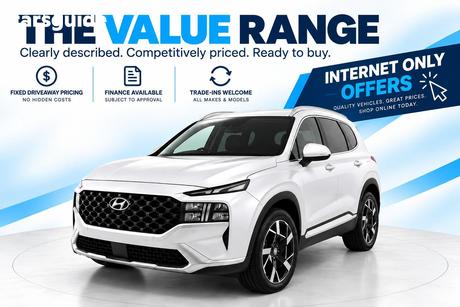 Silver 2021 Hyundai Santa FE Wagon Elite Crdi (Awd)