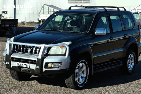 Black 2004 Toyota Landcruiser Prado Wagon Gxl (4X4)