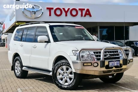 White 2019 Mitsubishi Pajero Wagon Glx (4X4) 7 Seat