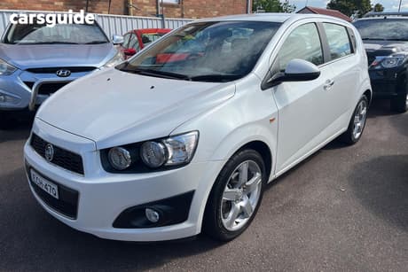 White 2014 Holden Barina Hatchback Cdx
