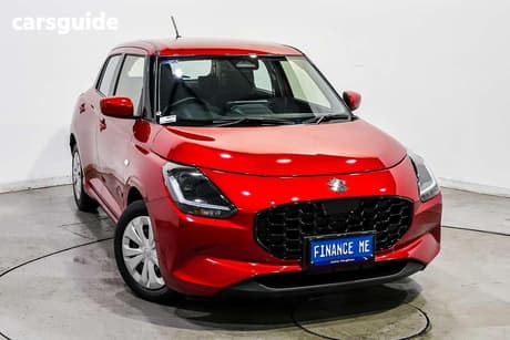 Red 2024 Suzuki Swift Hatchback Hybrid