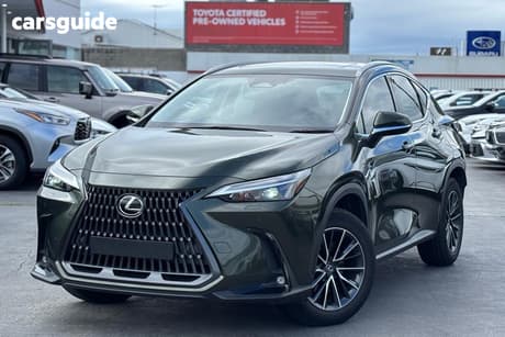 Green 2023 Lexus NX350H Wagon Luxury Hybrid Awd