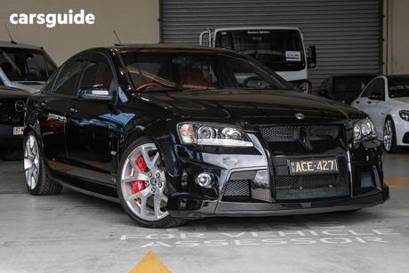 Black 2008 HSV W427 Sedan