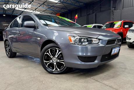 Grey 2009 Mitsubishi Lancer Sedan Rx