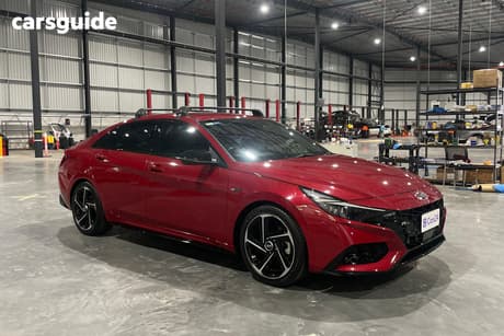 Red 2021 Hyundai I30 Sedan N Line Special Edition