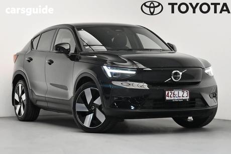 Black 2023 Volvo C40 Wagon Recharge Twin Pure Electric