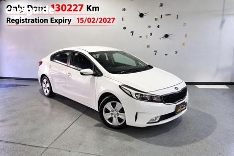 White 2018 Kia Cerato Sedan S