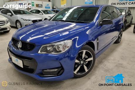 Blue 2016 Holden Commodore Sportswagon Sv6 Black Pack