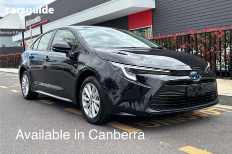 Black 2024 Toyota Corolla Sedan Ascent Sport Hybrid