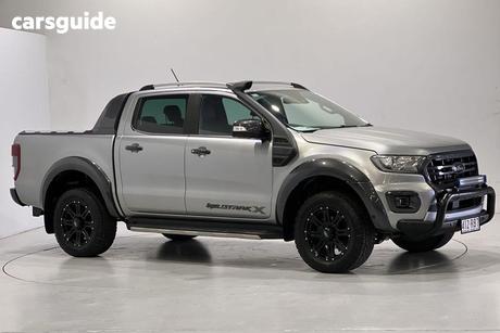 Silver 2019 Ford Ranger Double Cab Pick Up Wildtrak 2.0 (4X4)