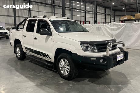 White 2021 Volkswagen Amarok Dual Cab Utility Tdi420 Core 4Motion