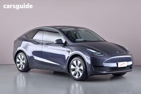 Grey 2023 Tesla Model Y Wagon Rear-Wheel Drive