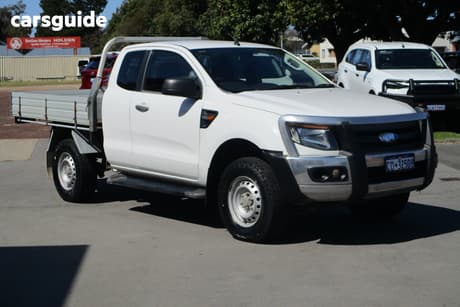 White 2012 Ford Ranger Super Cab Chassis Xl 2.2 Hi-Rider (4X2)