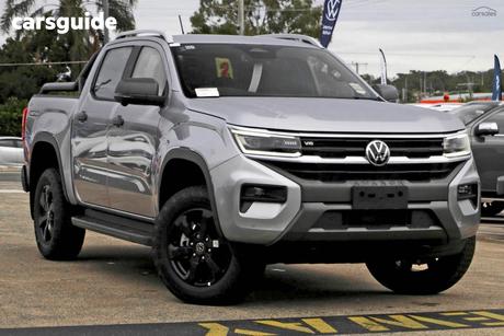 Silver 2025 Volkswagen Amarok Dual Cab Utility Panamericana Tdi600 4Motion
