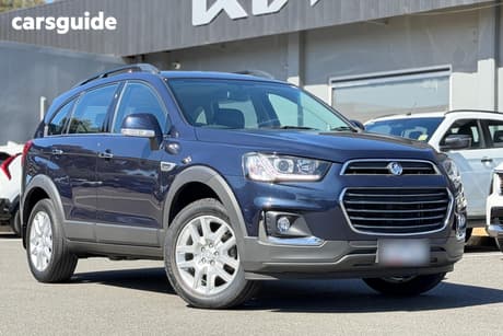 Blue 2017 Holden Captiva Wagon Active 7 Seater