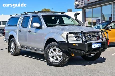 Silver 2012 Nissan Navara Dual Cab Pick-up St (4X4)