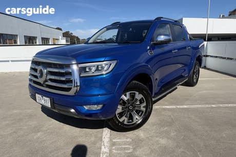 Blue 2023 GWM UTE Dual Cab Utility Cannon-X (4X4)