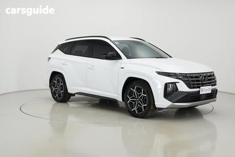 White 2022 Hyundai Tucson Wagon Elite N Line (Awd)