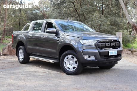 Grey 2017 Ford Ranger Dual Cab Utility Xlt 3.2 (4X4)